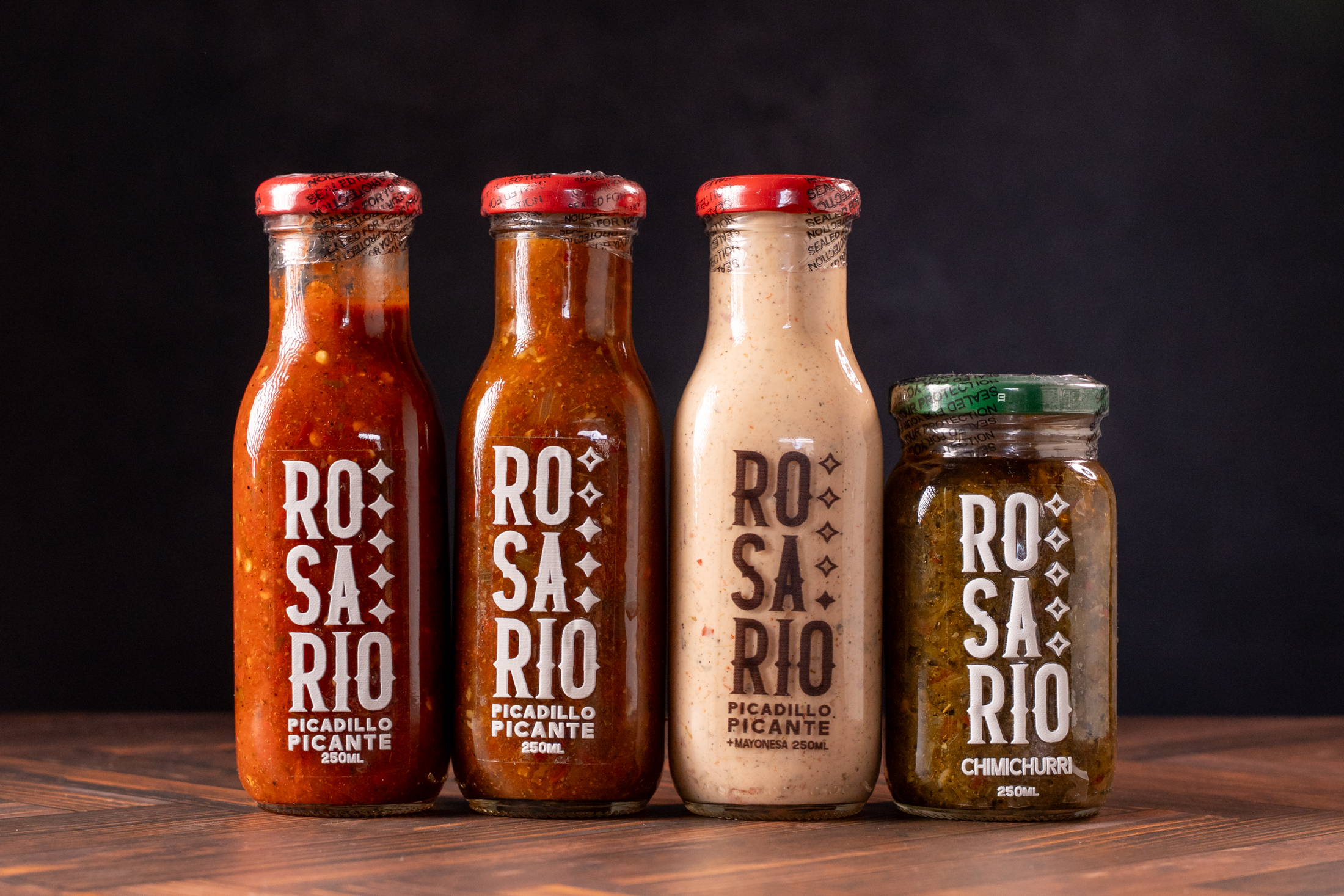 Pack Sabor y Picor Rosario 4 frascos 250ml